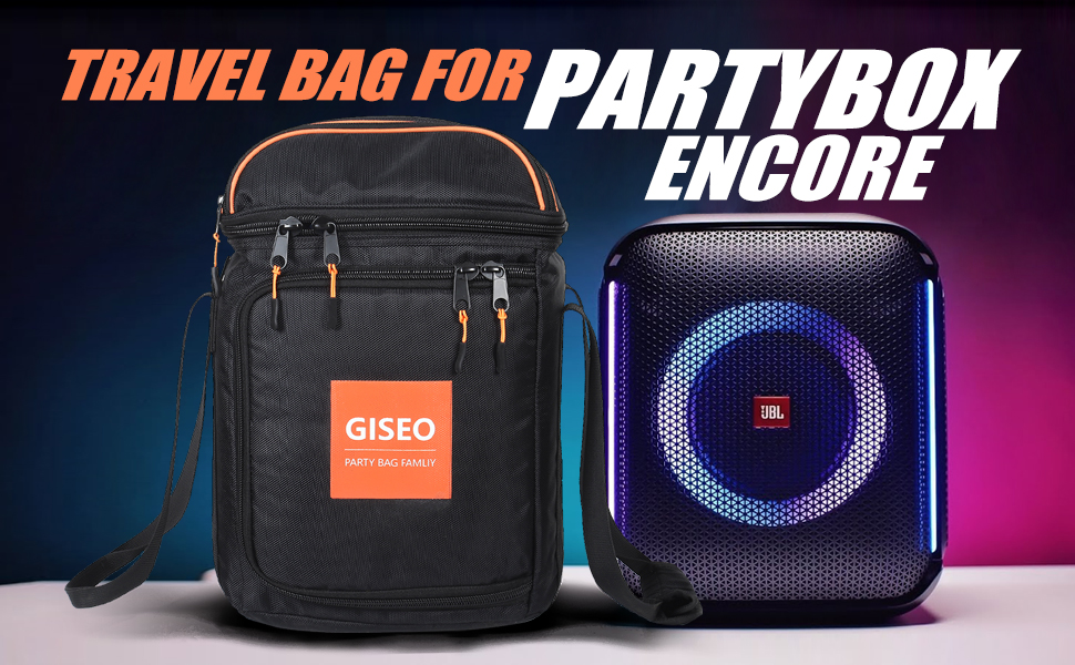 Speaker Bag Rugged Speaker Bag Carry Case Compatible with JBL Party Box