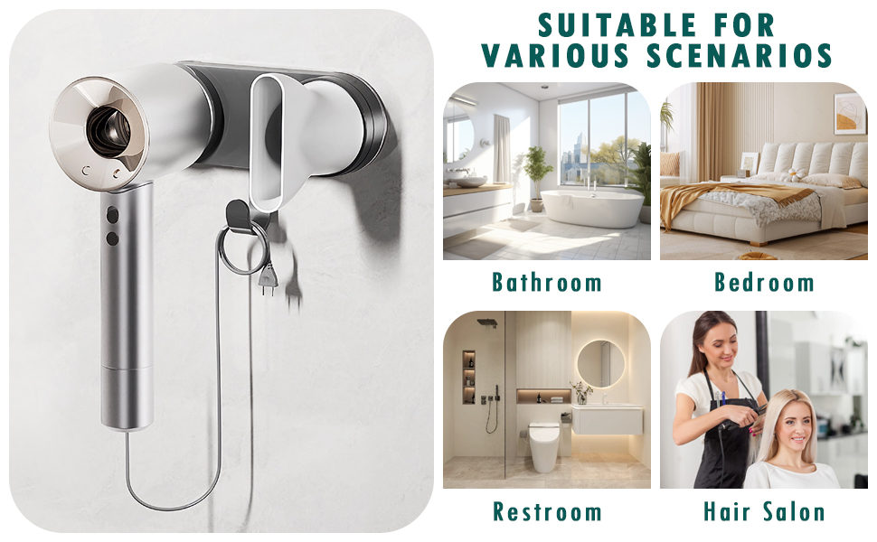 Hair Dryer Holder Mount Holder
