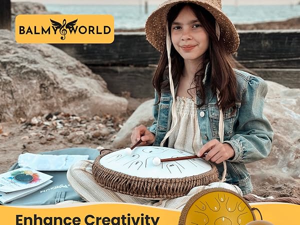 【値下げ】BALMYDRUM 11 Note 10インチ スチールドラム Amazon.com: The Balmy Drum - 11 Note 10 Inch Steel Tongue