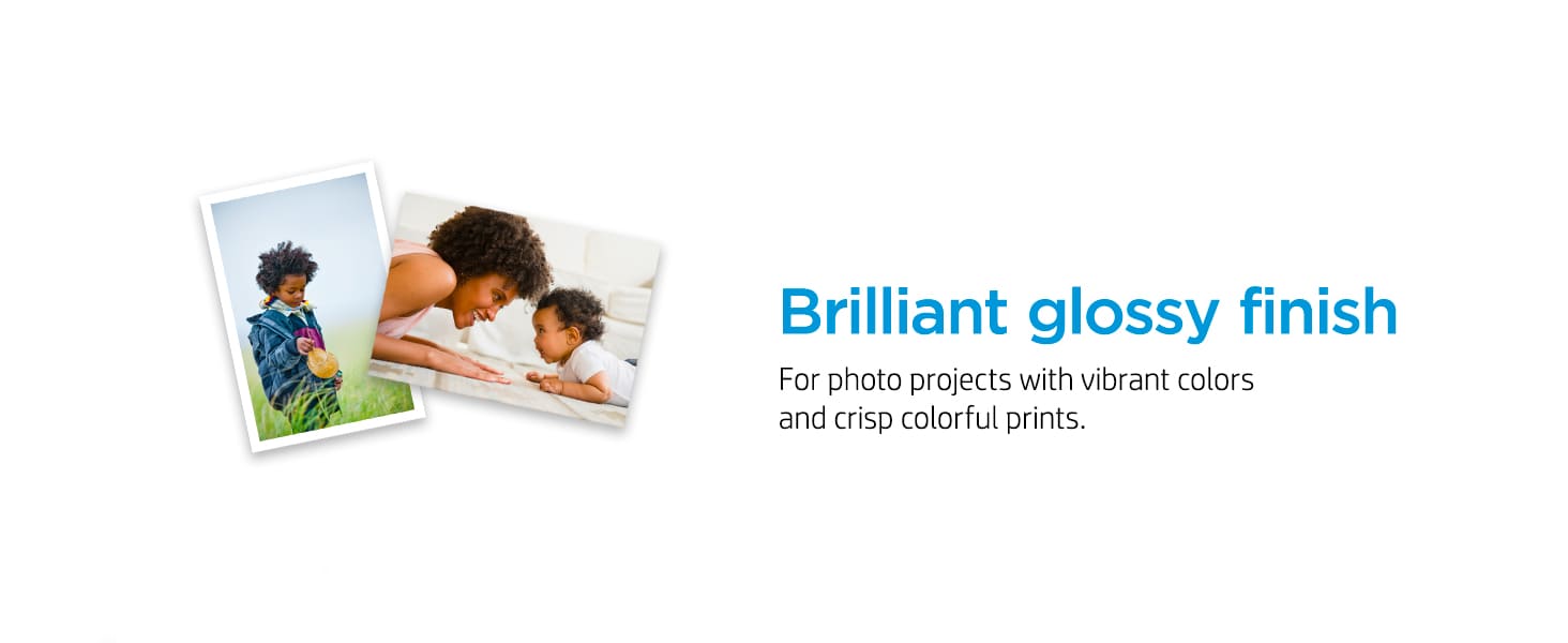 glossy photo paper printing vibrant colorful prints