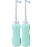 2 Pack Travel Bidet Bottle, Portable Bidet Sprayer Hand held Bidet 650ml for Personal Hygiene Car...