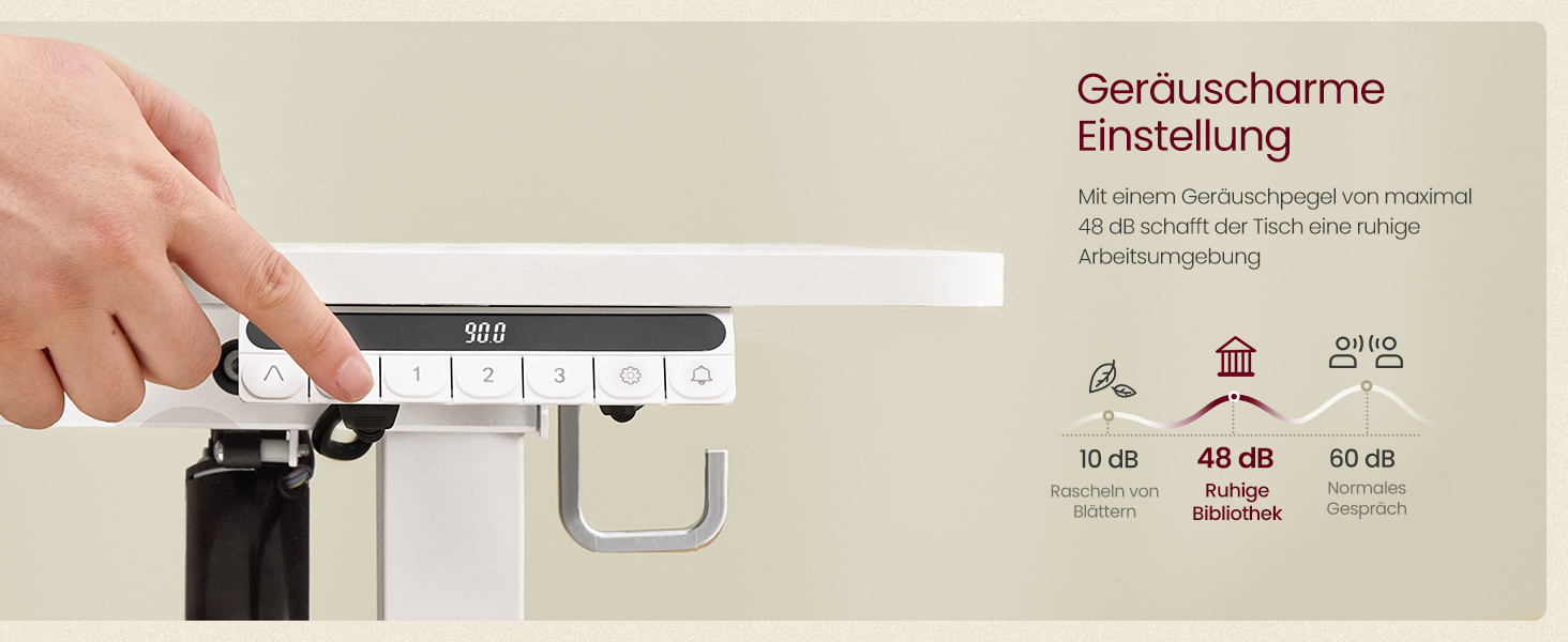 A szöveg: „Geräuscharme Installation”. Telepítési diagram mutatja, hogyan épülnek EPS hab elemek egy falra vagy felületre szerelt rendszerbe.