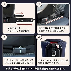 Amazon | アイリスプラザ 360°回転式 ISOFIX固定