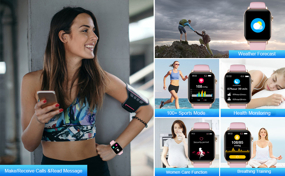 GT HITGX 2022 New Smart Watch for Women with Answer 