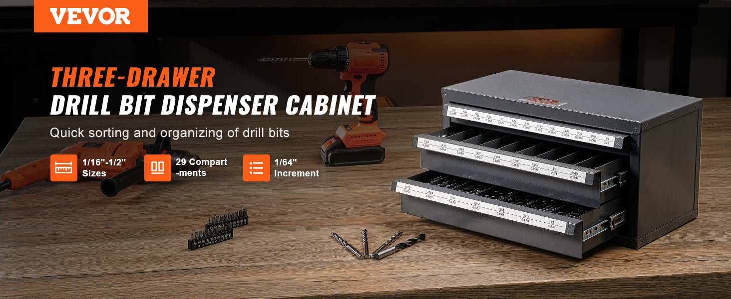 Drill Bit Dispenser Cabinet