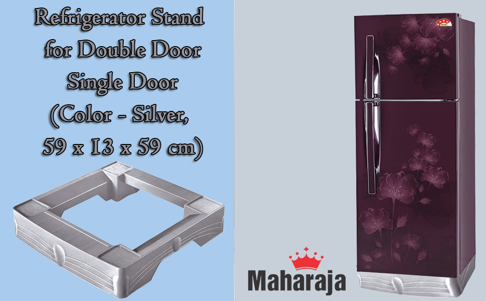 MAHARAJA Plastic Fridge Stand Washing Machine Stand Heavy Duty