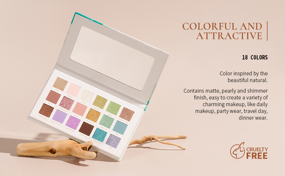 christmas eyeshadow hallowen matt shimmer shiny eyeshadow palette