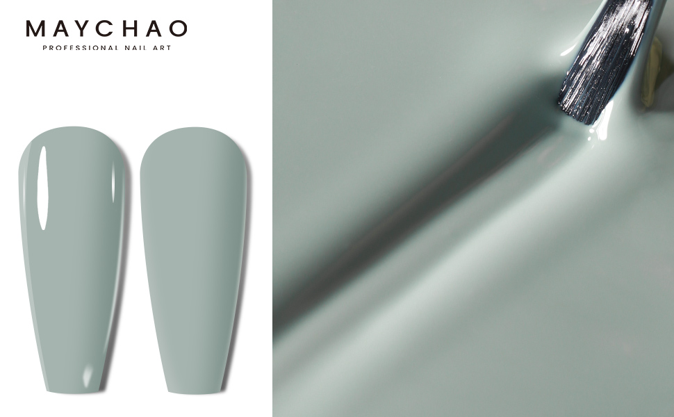 blue gel nail polish