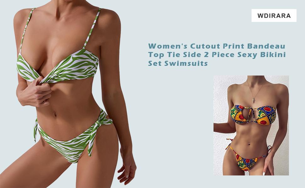 Herlipto ♡ 2Way Cut-Out Ribbed Swimwear 2Way Cut-Out Ribbed Swimwear