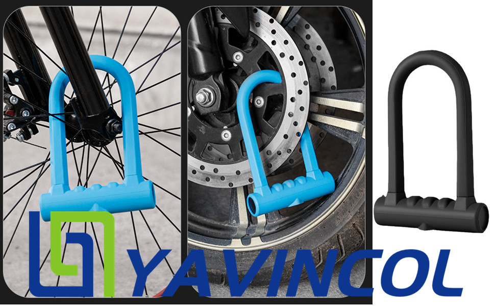 Amazon.co.jp: YAVINCOL U字ロック 自転車ロック カギ式 バイク
