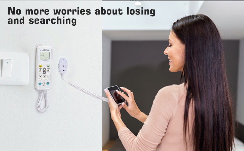 2Pack Remote Control Holders with Spring Ropes Safely