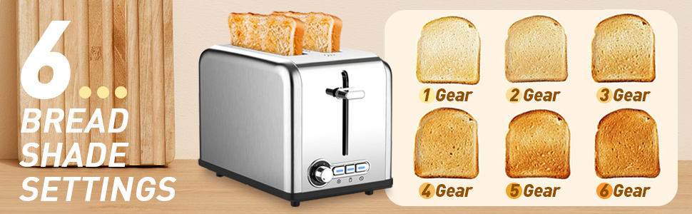 2 Slice Toaster Stainless Steel-2