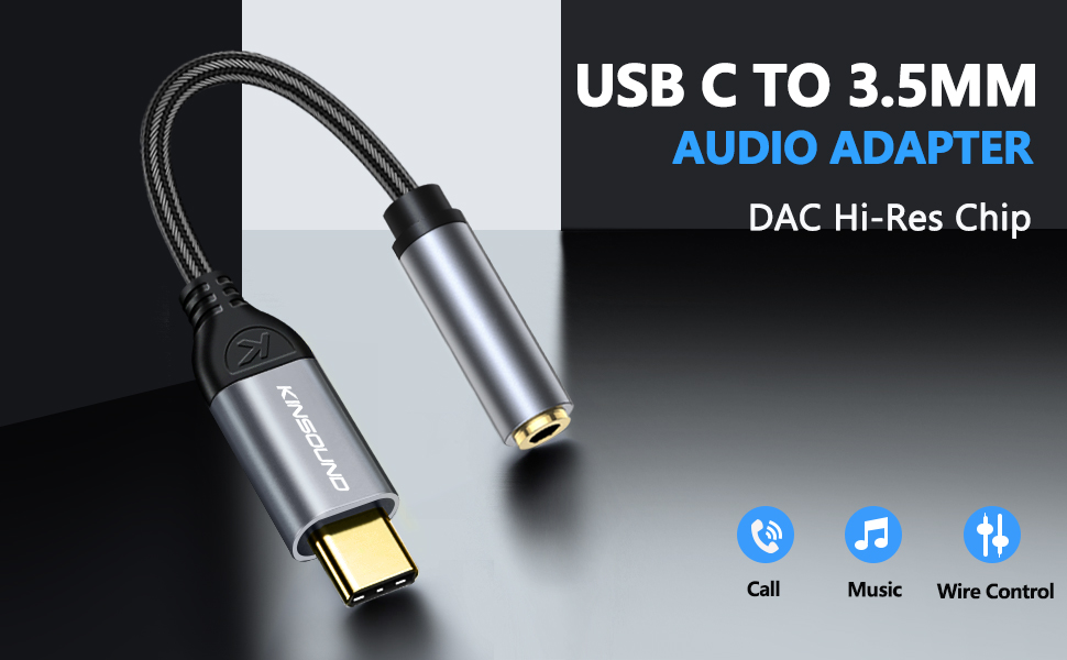 Type C to 3.5 mm Audio Jack 