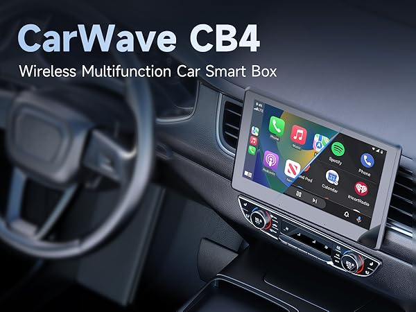 ATOTOMOVE ワイヤレス 車載 AIボックス Carplay CB4B ATOTO CB4Bワイヤレスアダプター｜CarPlay対応・4G+32G・動画