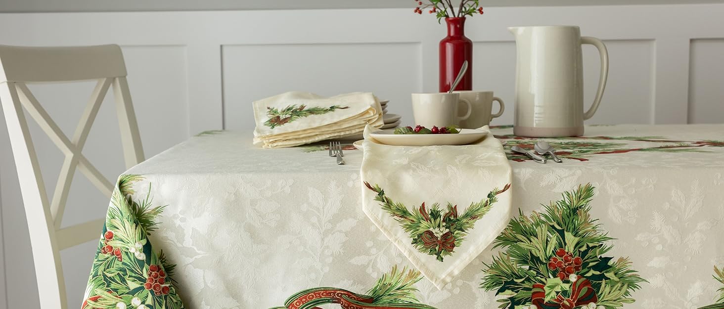 Benson Mills Printed Jacquard Christmas Ribbons