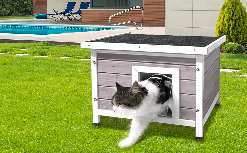 Cat house Grey