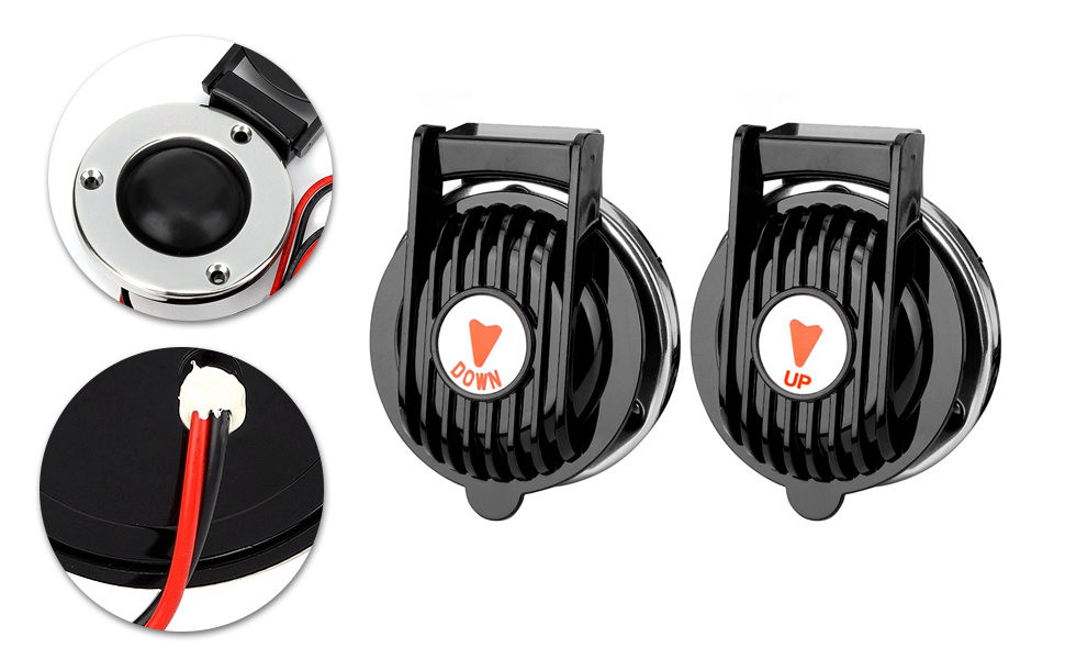 KIMISS Universal One Pair Marine Windlass Foot Switch Up and Down Boat