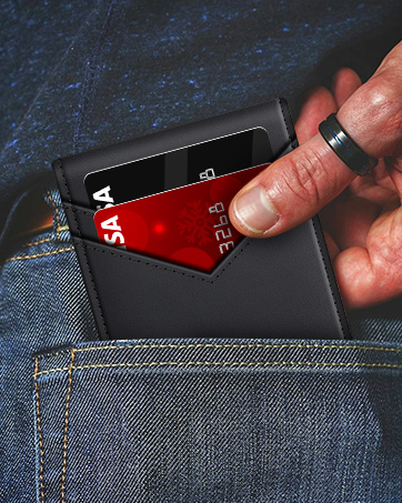 front pocket wallet for men