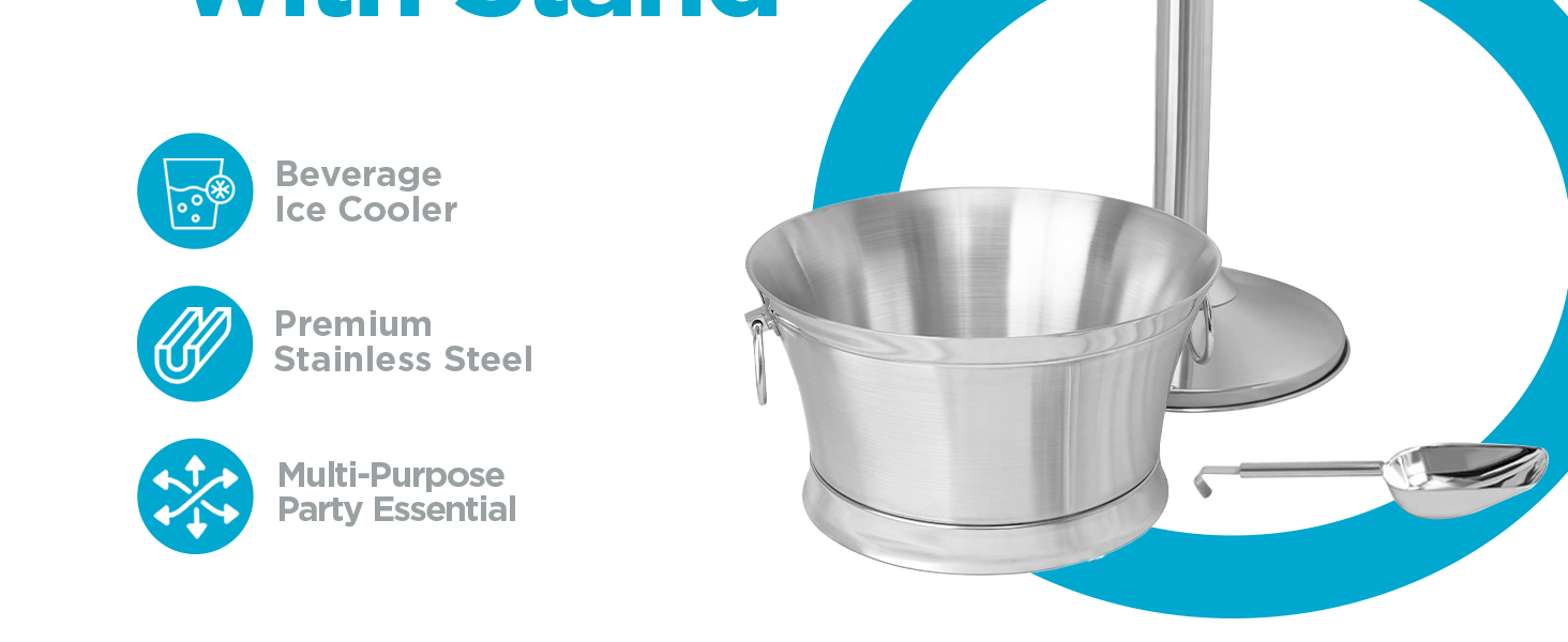 party ready beverage tub stand ideal gatherings celebrations indoors outdoors use  design elegant
