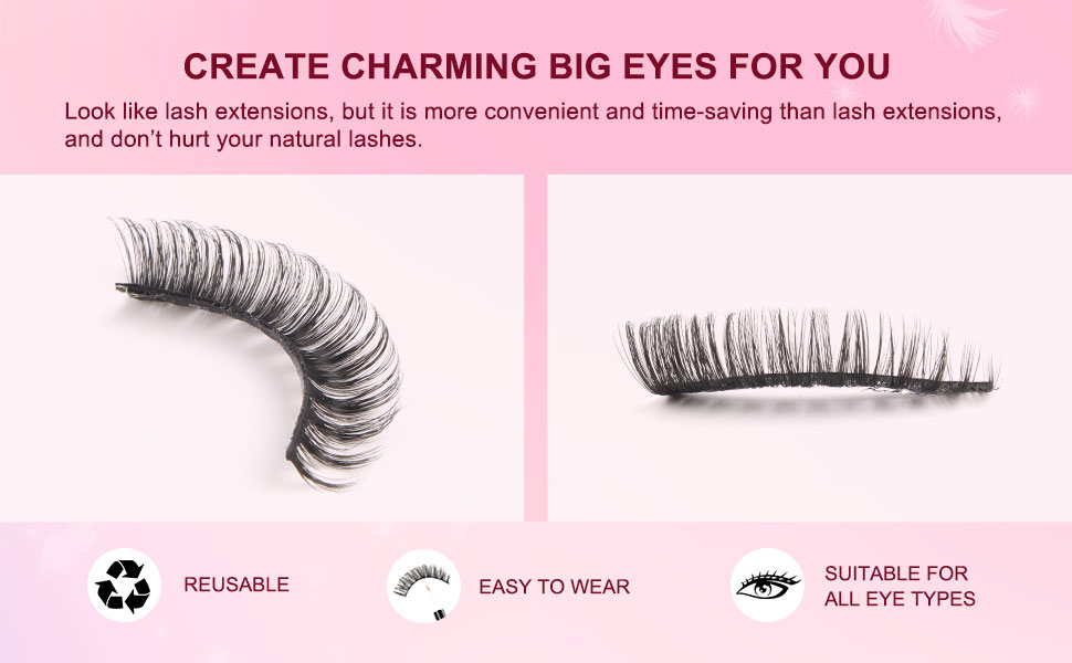 10 Paar Cateye Russian künstliche falsche wimpern 3D Natürliche Look Fake Lashes False Eyelashes