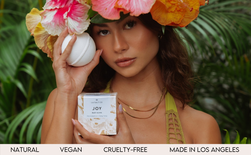 LA SALT CO Aromatherapeutic Mineral Bath Bombs for Relaxation and Restoration