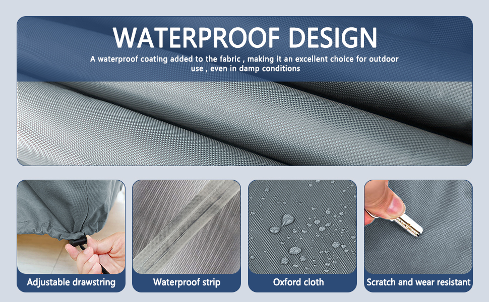 TORUTA Outdoor Rocking Chair Cover 27.5" L x 32.5" D x 39