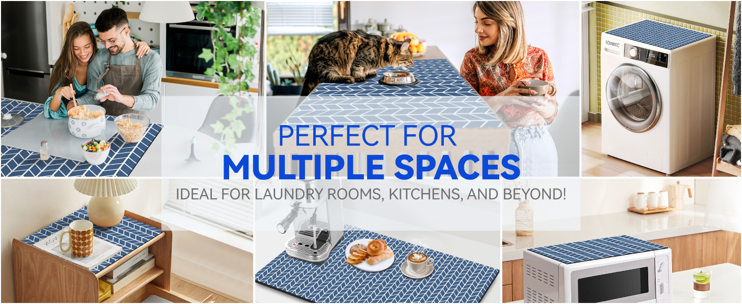 PROHALO 2PCS Washer and Dryer Covers for the Top, 23.6''x25