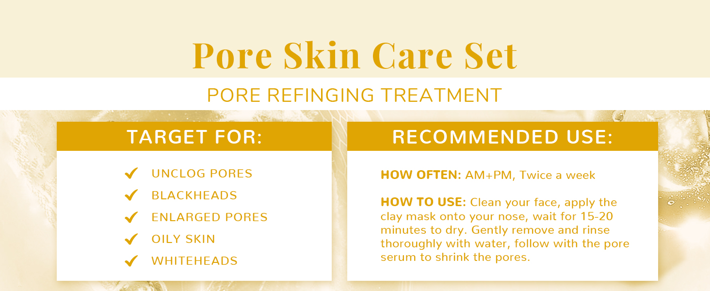 PORE SKIN CARE SET