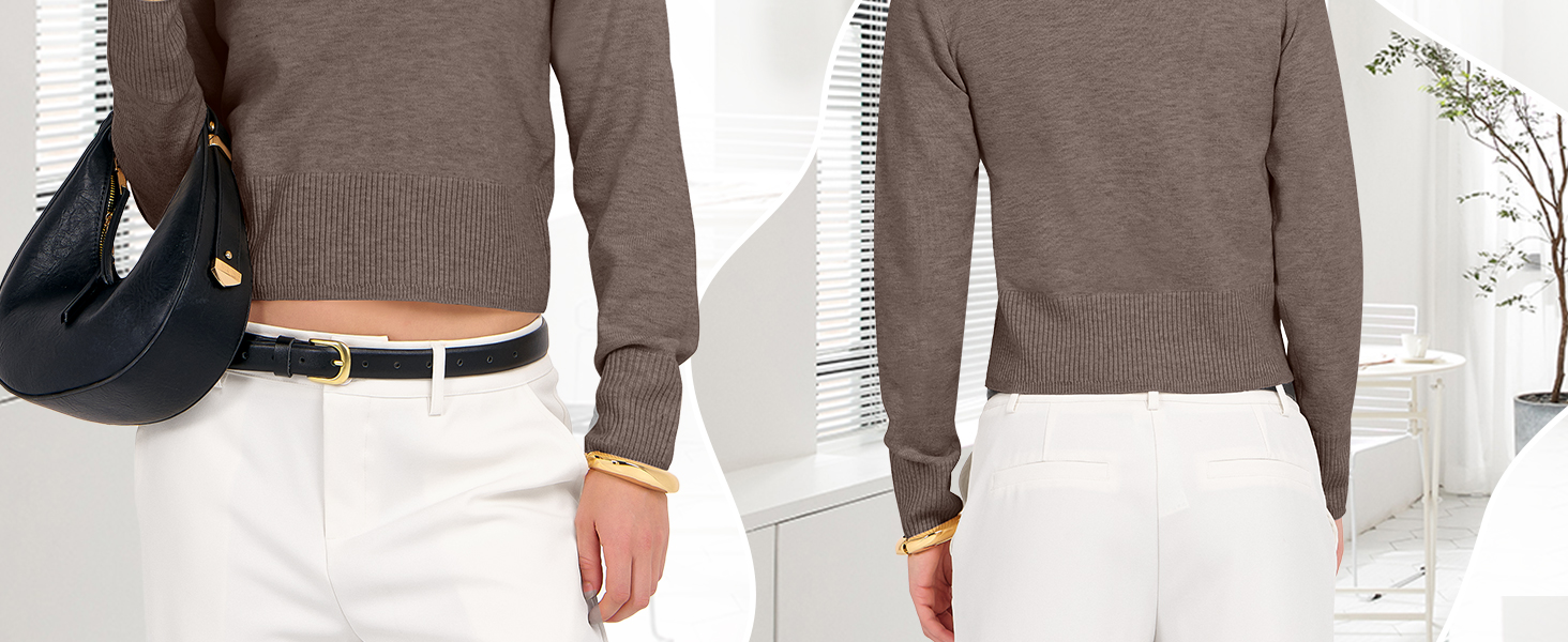 cropped sweaters for women