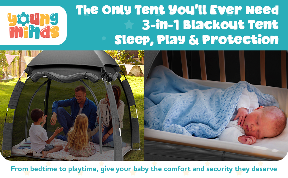 pid fan over sensory anti escape privacy head accessories small mini portable playpen curtain sleepy