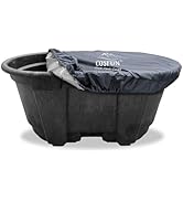 COSFUN 100 Gallon Ice Water Therapy Ice Bath Cover Cold Water Cover,Waterproof Heavy Duty Oval St...