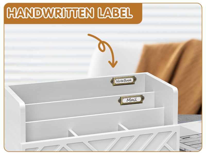 Mail Organizer for Countertop, Desktop Mail Holder File