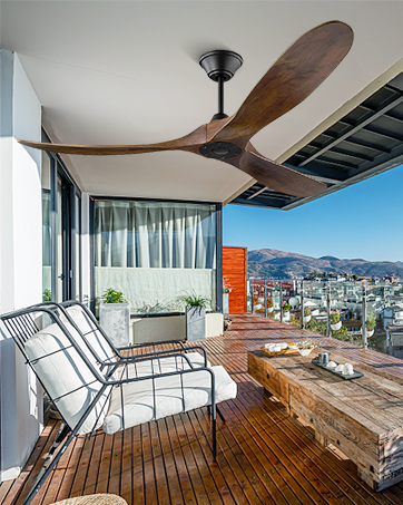 outdoor Ceiling fan for patio with remote control