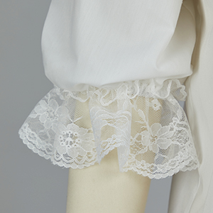 トップス MEDI BATTEN LACE BOLERO BLOUSE daizbella Victorian Blouse Women Midi Puff Sleeve Blouse