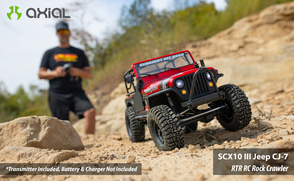 Amazon.com: Axial RC Truck 1/10 SCX10 III Jeep CJ-7 4WD