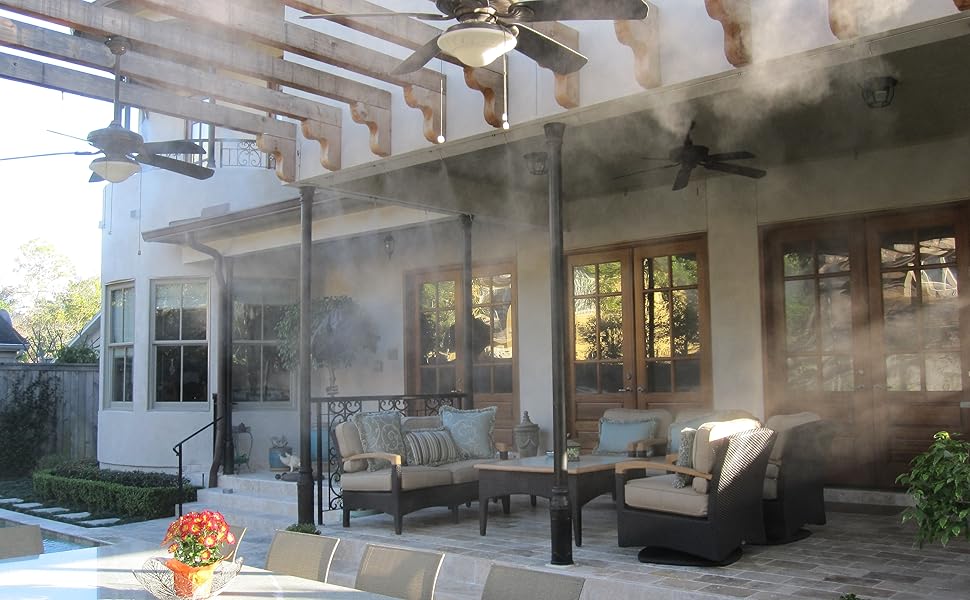 Industrial Misting System Patio Misting System 250 PSI