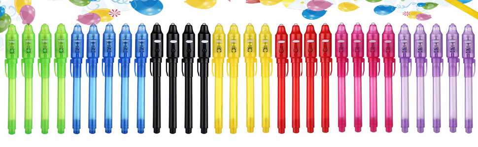 30 Invisible Ink Pens