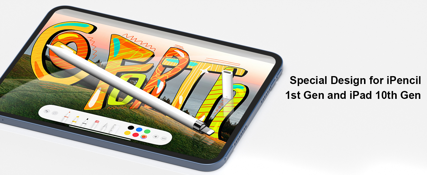 ACAGET 2 Pcs USBC to Pencil Adapter, for Apple Pencil 1st Gen Charging