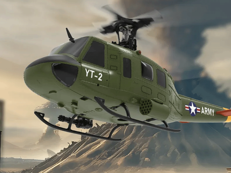 F07 Bell UH-1 Huey RC Helicopter 