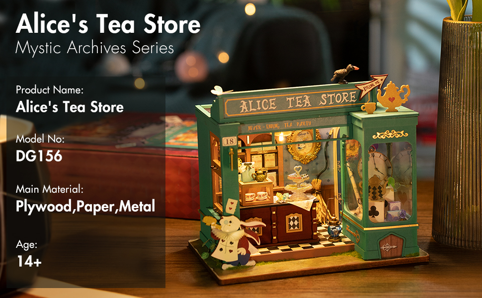 ROBOTIME DIY Miniature Dollhouse Kit