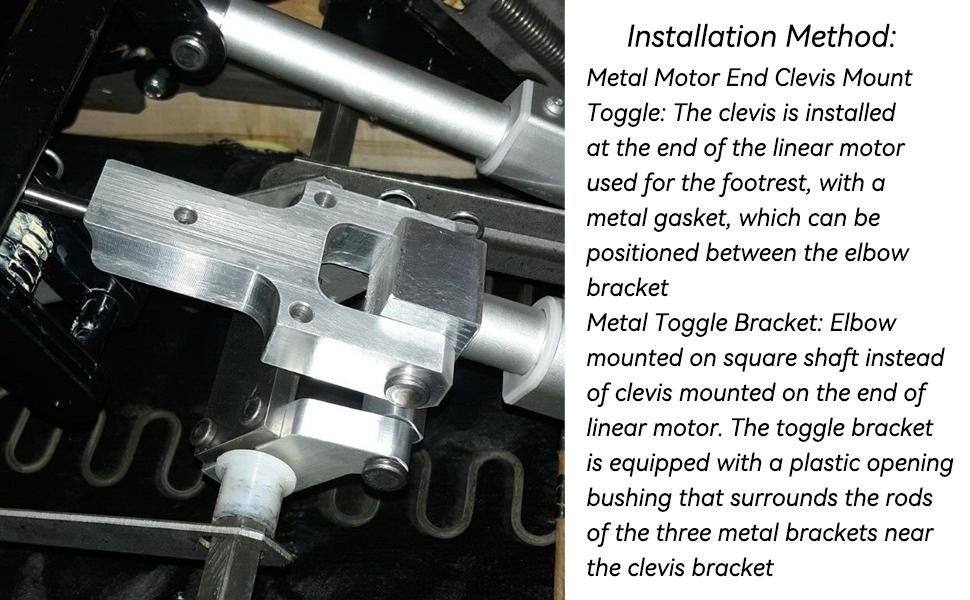NTSUMI Metal Toggle Drive Connector and Drive Toggle and Clevis Mount Power