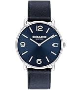 Coach Elliot Men's Watch | Sleek & Minimalist Design | Timeless Style for Any Occasion | Water-Re...
