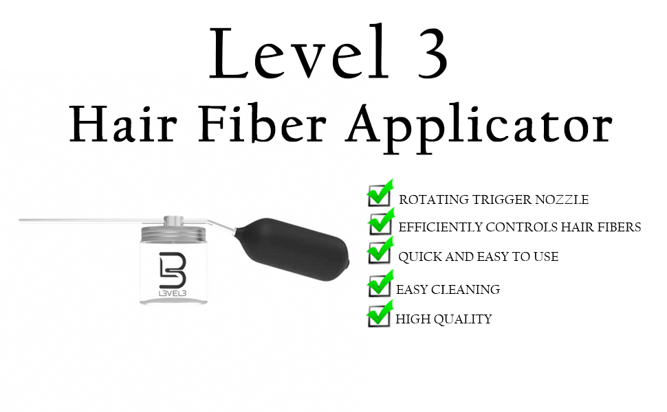barber supplies, barber accessories, Hair Fiber Applicator, hair applicator