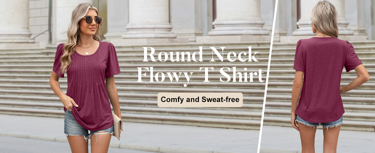 Round Neck Tshirts for Women