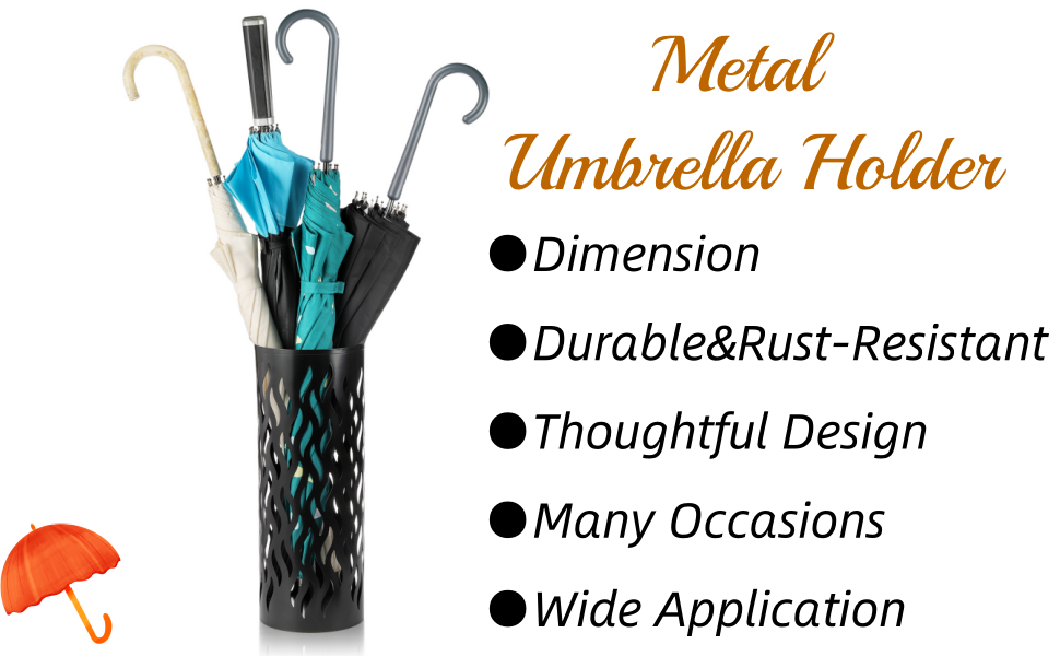 Amazon.com: Noamus Metal Umbrella Holder, Umbrella Stand