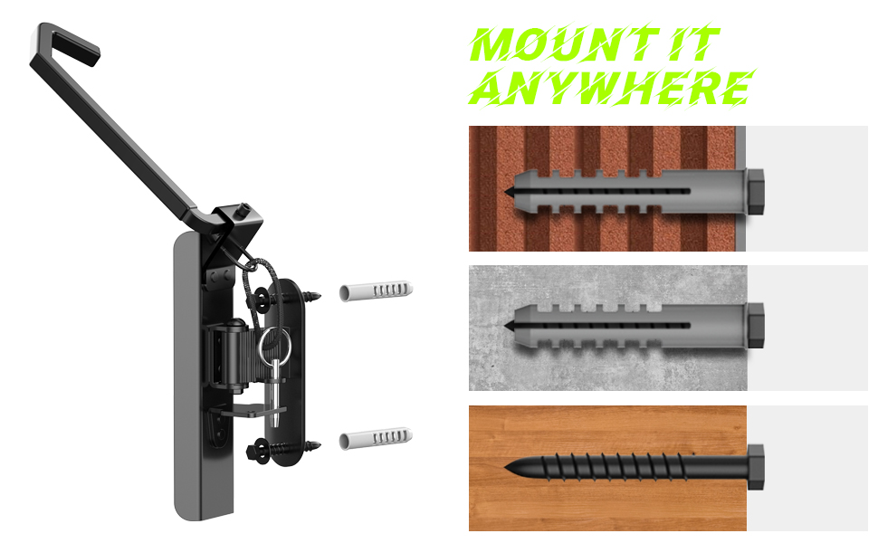 garage bike rack wall mount