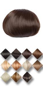 hair bun hair piece