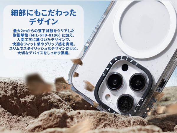 Amazon.co.jp: CASETiFY クリア MagSafe対応 iPhone 15 ケース