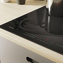 placa induccion 3 fuegos potencia placa induccion candy encimera  induccion