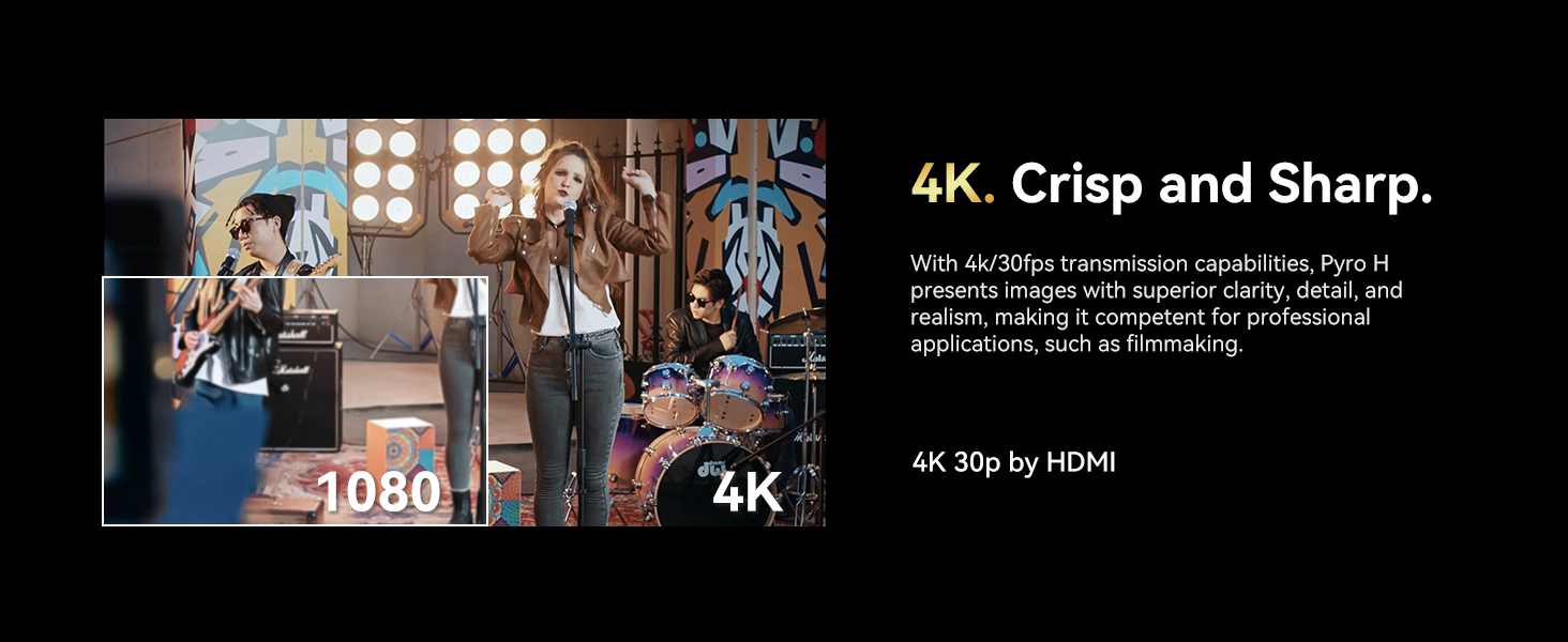 Hollyland Pyro H KEY FEATURES